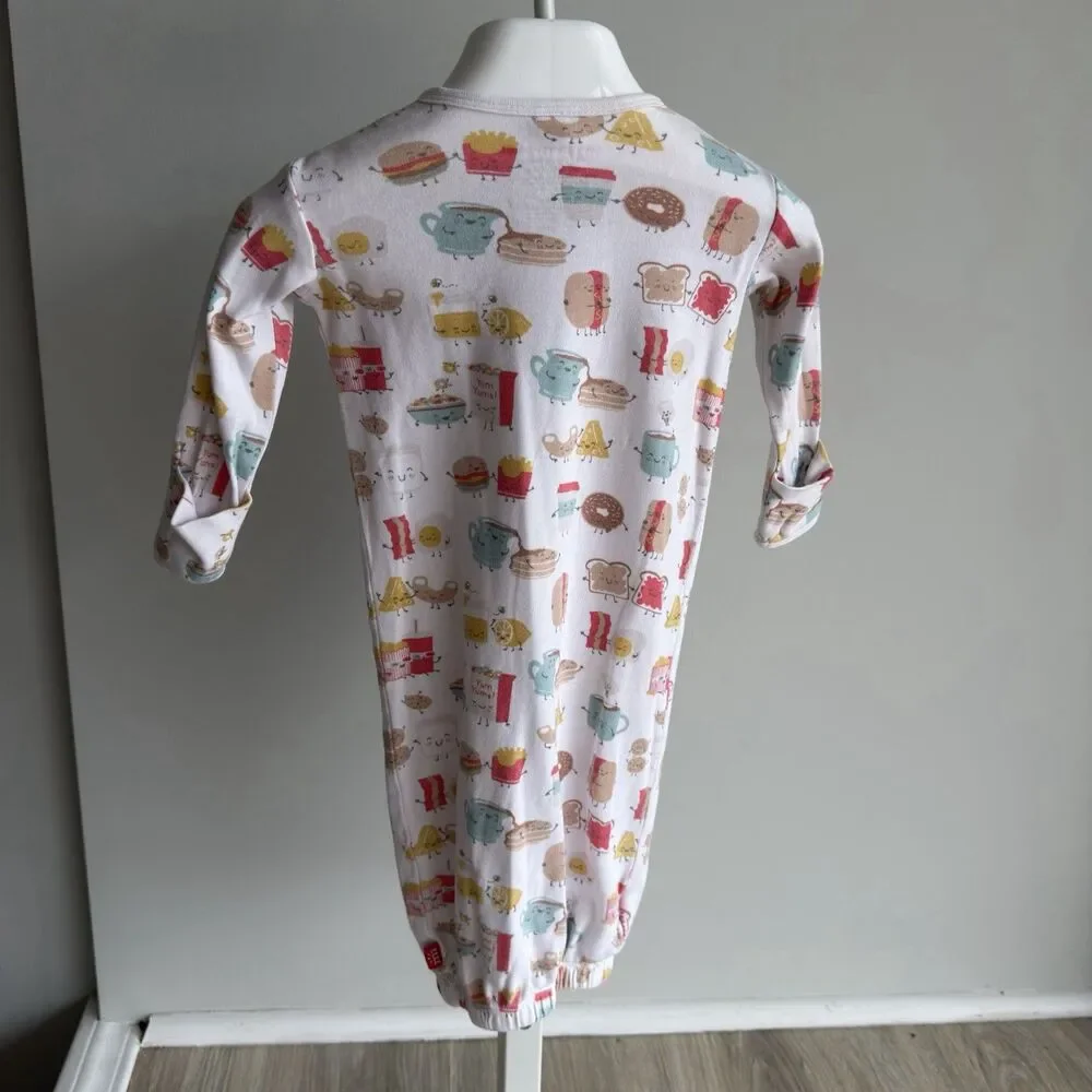 Magnetic Me “Better Together” Food Print Newborn - 3 Months Sleeper Gown Unisex